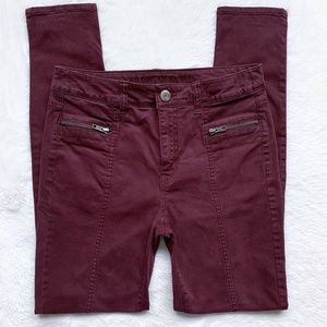 American Eagle High Rise Jegging Moto Skinny Jeans